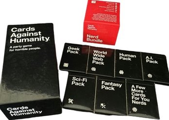 Cards Against Humanity With Add On Packs