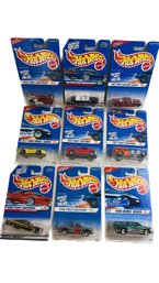 9Pcs Collectible Hot Wheels, 1997 First Editions, 1995 Model Series, 1996 First Editions And Many More, 13'