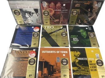 9 Unopened Limited Edition Series Vinyl Collection Including George Lewis, Betty Roch, Benny Golson & More
