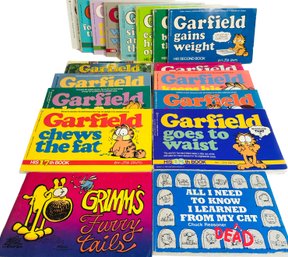 Garfield Books By Jim Davis, All I Need To Know I Learned From My Dead Cat By Chuck Reasoner And More