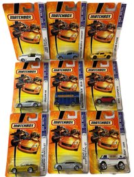 Collectible 9 Pcs Matchbox, Jaguar XK, Bentley Continental GT, Chevy Van, Mini Cooper S,  And More - 13'