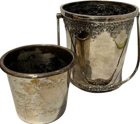 2 Quadruple Silver Bucket - 10'H