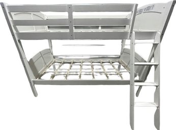 White Creston Twin Bunk Bed 71230-21- No Mattresses