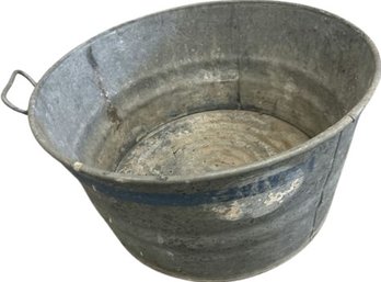 Large Galvanized Wash Tub - 19'Length