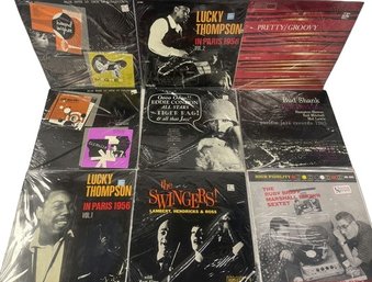 9 Unopened Vinyl Collection Including Lucky Thompson, Bud Shank, Howard Mcghee