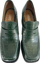LABUCQ Shoes - Size 38 Made In Italy, Leather Dark Green