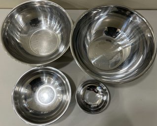 Stainless Steel Kitchen Mixing Bowl Set (4)