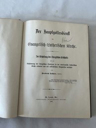 Antique German Lutheran Books: See Photos For Condition & Titles.