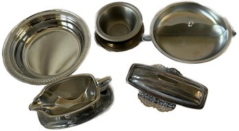 Traditional  Silver & Stainless Serving Ware, Bow, Gravy Dish & More
