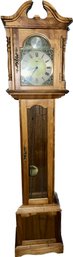 Tempus Fugit Wooden Grandfather Clock 16Wx9Dx72.5H