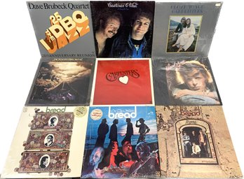 Vintage Vinyl Records - David Bowie, Bread, Carpenters, Cashman & West, Jackson Browne, And More