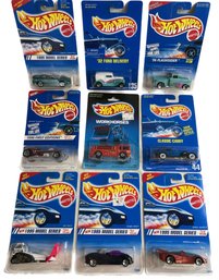 Collectible Hot Wheels 9 Pcs, 1995 Model Series, '32 Ford Delivery, '56 Flashsider And More - 13'