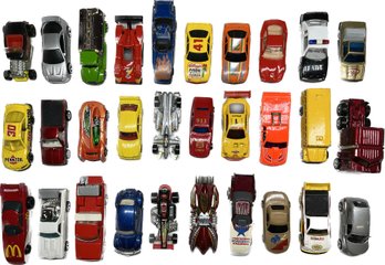 Collection Of Hot Wheels, Maisto, Mattel, Johnny Lightning, And Racing Champions Toy Cars