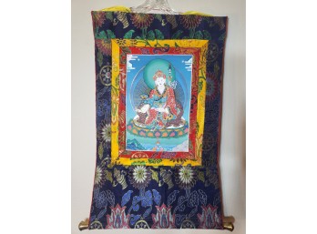 Guru Padmasambhava Thangka, 30x23'