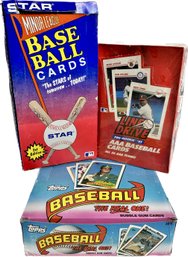 3 BOXES - Topps 1989 Bubble Gum Cards, Line Drive Pre-rookie 1991 AAA Baseball Cards All 26 AAA Teams & More