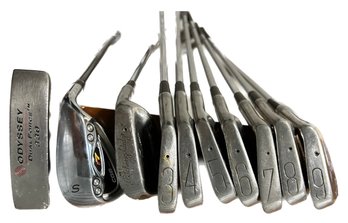 Stan Thompson Stainless Set Of Golf Clubs