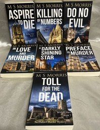Collection Of Murder Mystery Books From Author MS Morris. Includes Bridget Hart Series 1 And Tom Raven Series