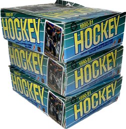 3 BOXES - PeeChee 1990-91 Hockey Picture Cards & Bubble Gum