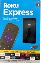 Roku Express HD Streaming Media Device, Easy To Setup - 4.1L X 5W X 6.5H