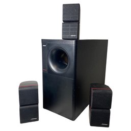 Bose Acoustimass 7 Home Speaker System With 3 Swivel Top Speakers (Acoustimass 7.5x14x19) (Speakers 3x6.5x5)