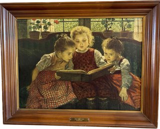 Vintage Art Collection, Framed The Fairy Tale By Walter Firle - 28.5x2Wx22.5H