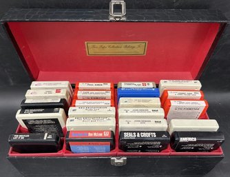 (22) 8 Track Stereo Tape Cartridge Lot, Carpenters, Johnny Cash, Hank Williams, John Denver And Many More