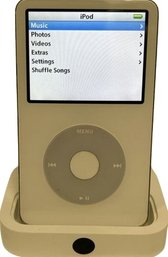 Apple IPod Classic 30GB 5th Generation With Dock Charger - Used, Reset To Factory Settings