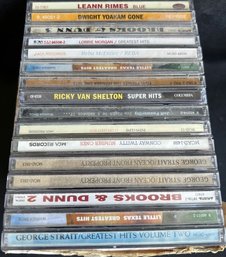 15 CD Lot Includes Brooks And Dunn 2, Ricky Van Shelton, Leann Rimes And Many More