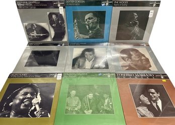Jazz Man Vinyl Collection (11) Unopened, Including Dexter Gordan, Phil Woods, Jonah Jones And Many More