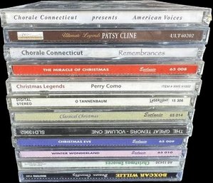 10 CD Lot Includes, Perry Como, Boxcar Willie, And Many More