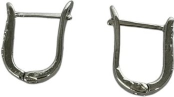 Pair Of Silver Earrings