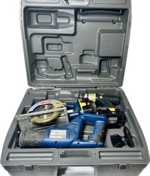 Ryobi Power Tool Set Including Power Screw Gun, Power Saw & Sander