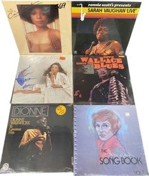 6 Unopened Vinyl Records From Dionne Warwicke, Sarah Vaughan And Many More