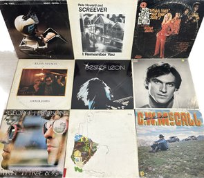 Vintage Vinyl Records - James Taylor, Randy Newman, Best Of Leon, The Poppy Family Which Way You Goin Billy?