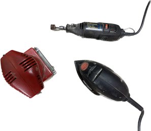 Sanding Tools- Craftsman Rotary Tool & Mouse With Case & Additional Materials, & Milwaukee Finishing Sander