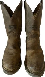 Justin Work Balusters Pullon Bay Gaucho. Mens Size 10EE