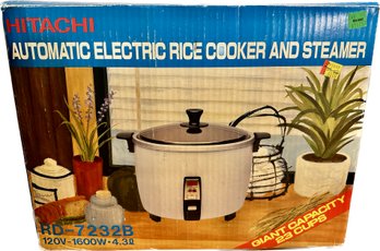 Hitachi Automatic Electric Rice Cooker And Steamer, Unopened