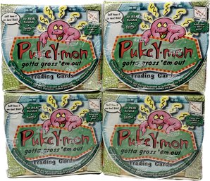 4 BOXES - PukeYmon Trading Cards