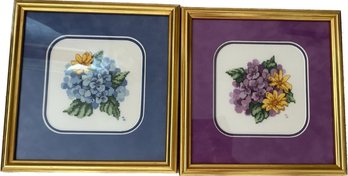 Stunning Art Embroidery Cross-stitch, 2 Pieces And Framed At Hometown Art & Framing - 10x10