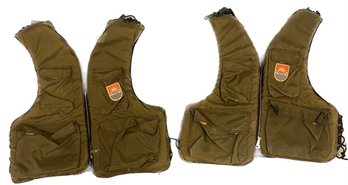A Pair Of Army Green Life Vest By Gladding - 21x20