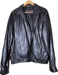 Doral 5th Ave Mens Size 44 Leather Jacket