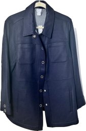 Brand New Ladies Chicos Size 2 Navy Plush Jacket