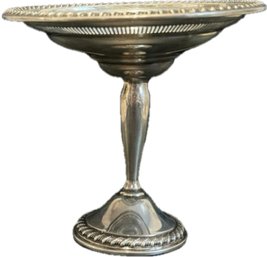 Sterling Silver Platter With Stem