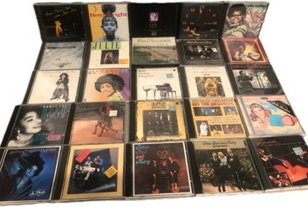 25 CDs- Peggy Lee, Paul Simon, Peter Paul And Mary, Julia London, Ranee Lee, Amina Myers And Many More