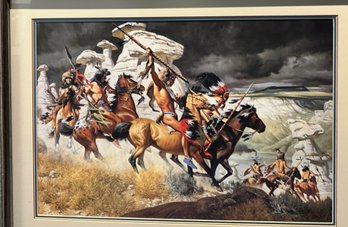 A Classic Out Of Windswept Ramparts Limited Edition Print Signed By Frank C. McCarthy