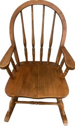Kids Wooden Rocking Chair- 16.5Wx21.5Dx27T
