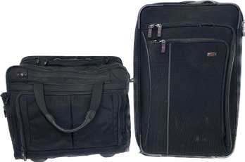 2 Victorinox Black Suitcases