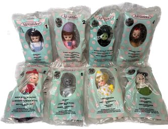 2007 1st Edition Madame Alexander Mcdonalds Dolls-Full Set 8pcs, Sealed In Bags - 16'