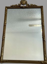 Gold Painted Wood Framed Mirror- 20Wx32T