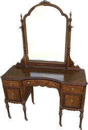 Antique Vanity  With Mirror (48x70x18 With Mirror)